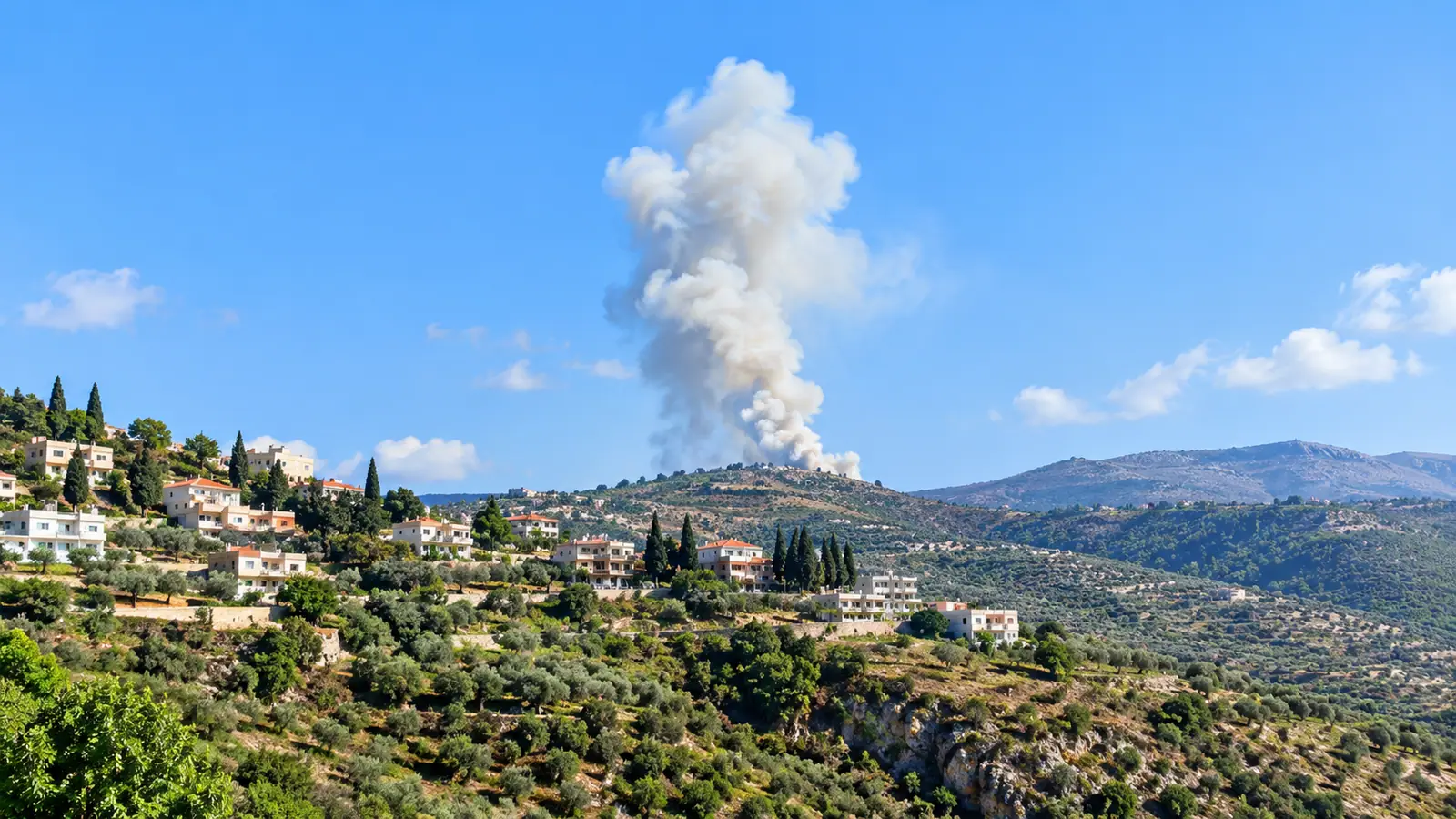 Israel Fires Phosphorus Shells on South Lebanon Villages