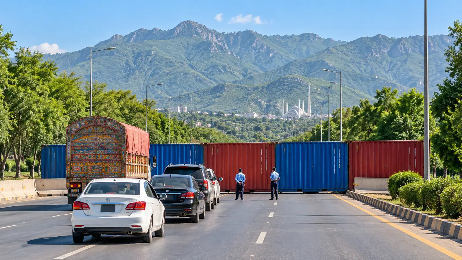 Roads to Islamabad Closed Ahead of PTI Long March on Sept 27