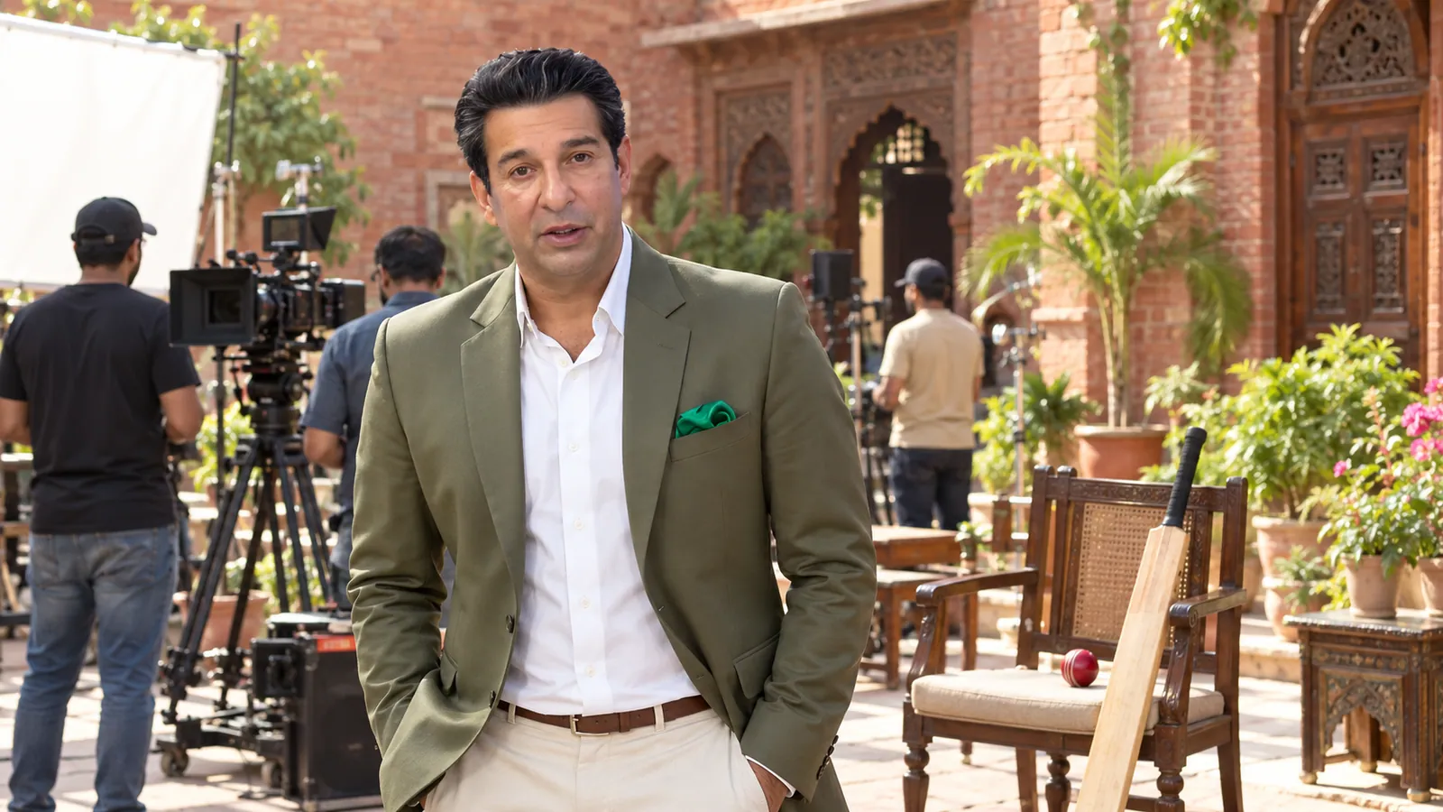 Wasim Akram in Talks for TV Drama Debut With Mahnoor Baloch